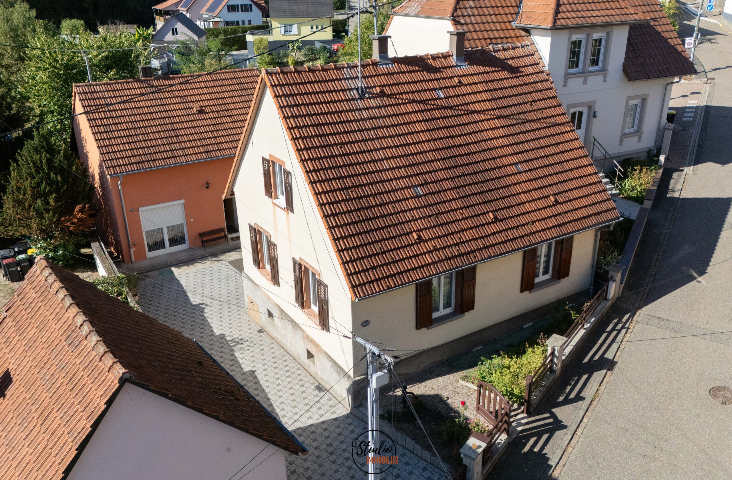 Le Studio IMMO- Soufflenheim- Maison 6 pièces 130m²- 5 chambres proche centre ville- façade